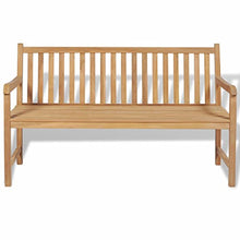 vidaXL Legno di Teak Panca da Esterni con Braccioli Robusta Panchina Giardino