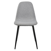 [en.casa] Sedia Sala da Pranzo in Un Set di 2-86 x 46cm - Grigio