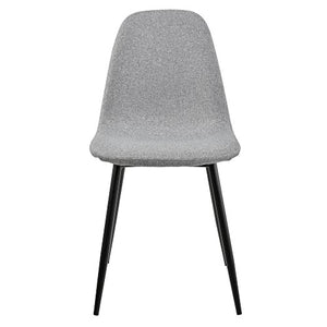 [en.casa] Sedia Sala da Pranzo in Un Set di 2-86 x 46cm - Grigio