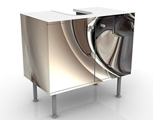 Apalis Design Vanity Lucido 60 x 55 x 35 cm, Piccolo, Largo 60 cm, Regolabile, lavandino, lavabo, Rubinetto per lavabo da Bagno, Armadio, unità di Base, Bagno, Narrow, Flat