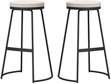 Yxsd Bar Stool insieme di 2 stile Sgabelli Battuto sedia ristorante fast-food Alta Moda for le cucine Colazione Sgabelli poggiapiedi imbottito rotonda Sedile pranzo Cucina Bar Patio Cafe presiede i pi