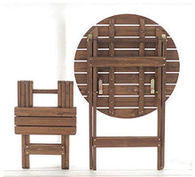 Attrezzatura domestica Tavolo pieghevole Tavoli da giardino Tavolo da pranzo Piccolo rotondo basso e sedie Set per campeggio all'aperto Tavolo da pranzo pieghevole in legno portatile (Dimensioni: #