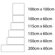 MEGADECOR Chestemere - Testiera per letto in PVC, 10 mm, decorativa, 200 x 60 cm