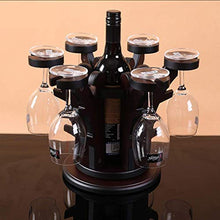 LHQ-HQ Wine Rack, Legno Solido Europeo del Calice del Vino Creativo cremagliera Upside Down Home Display Vino Shelf Decoration Ornamenti