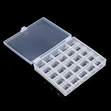 Taidda- Scatola Trasparente di immagazzinaggio dell'organizzatore, Scatola di Bobine vuote in plastica da 1pc Scatola da Cucito Scatola Trasparente di immagazzinaggio dell'organizzatore per 25 Bobine