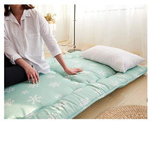 Z&HA Snowflake Materasso per i Bambini, futon Giapponese Materasso Tatami Tappetino Pieghevole Letto Portatile materassino da Campeggio Bambini Sleeping Pad Piano Lounger Divano Letto,Verde,150x200cm