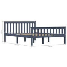 SKM Giroletto Grigio in Legno Massello di Pino 140x200 cm (25kg)