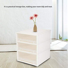Contenitori impilabili,Scatole di immagazzinaggio del Guardaroba dell'organizzatore del cassetto di plastica,Cesto portaoggetti Make-up Organizzatore Trasparente Multi-Cassetto,42.3 x 45.5 x 20.5cm