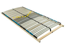 BMM Rete a doghe Premium NV a 7 zone con 42 doghe in legno a molle, silenziose con tappi Duo HQ, doghe trasversali, senza regolazione, 100 x 200 cm