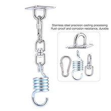 RiToEasysports Accessorio Hardware per Montaggio a soffitto Gancio a Molla in Acciaio Inossidabile da 600 libbre con Multifunzione per Amaca