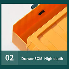 Organizer da tavolo Scatola portaoggetti Cassetto 4 pezzi Cassetto portaoggetti in plastica Organizzazione scrivania Cassetti portaoggetti impilabili Set per accessori per ufficio a casa Gioielli e me