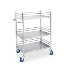 Carrello Medico Veicolo Chirurgico Medico in Acciaio Inossidabile/Carrello per Strumenti per Veicoli Cambianti/Carrello per Salone di Bellezza/Rotolamento Carrello/Carico 180kg