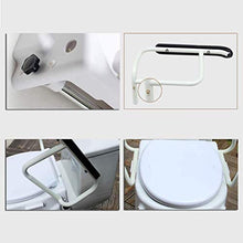Maniglioni da Bagno Toilet corrimano Raised Toilet Seat con Il Coperchio Regolabile Toilet Seat con Il bracciolo Accessori da Bagno