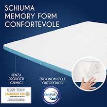 Dreamzie - Topper Memory Foam 160 x 190 cm - 5 cm di Schiuma ad Alta Densità - Rivestimento Ipoallergenico in Bamboo - Made in Europa - Certificato Oeko-Tex® e CertiPUR