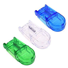 Spier - Portapillole da viaggio, pieghevole per pillole, organizer per medicine, divisore per farmaci, separatore portatile per viaggi all'aperto