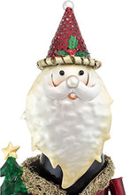 Brubaker Portabottiglie Babbo Natale Nostalgia Vintage Scultura - Dipinte a Mano - con Biglietto di Auguri