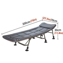 ZHANGYY Sedie a Sdraio per Patio Lettino da Campeggio Pieghevole, Lettino da Campeggio Portatile per Adulti, Compatto per Uso Esterno e Interno, Campeggio, Escursionismo, Leggero, Supporto Resistent