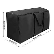 TOCYORIC 210D Oxford Borsa da Giardino Grande Borsa da Giardino Impermeabile Borsa per Cuscino da Viaggio Custodia Leggera con Cerniera per Casa e Patio Albero di Natale(120 * 40 * 55cm)