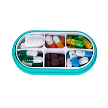 ROUHO Custodia Portatile Pillola Memoria Colorata Gioielli Medicina Scatola Pillola Oganizzatore - # 14