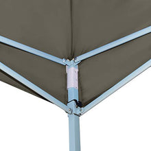 Festnight Gazebo da Giardino Gazebo Pieghevole con 4 Pareti Gazebo 5x5 m Tende Gazebo Chiuso Impermeabile Tendone da Esterno Bianco/Antracite