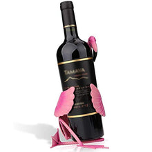 ASDFY Portabottiglie con Fenicotteri Rosa Portabottiglie in Ferro Artistico Portabottiglie per la casa da Tavolo Decorazioni Display Portabottiglie Portabottiglie da Vino Indipendente