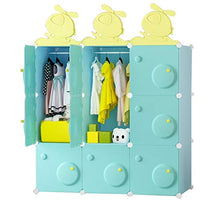Guardaroba Bambini Semplice Panno di plastica Assemblea Armadio Economico Semplice Letto Moderna Armadio XINYALAMP (Color : A)