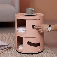 Turno di stoccaggio unità di plastica comodino Unità cassetti terminale Laterale Tavolino Piano Governo immagazzinamento nel contenitore Unità Organizzatore for la casa Corridoio Bagno Camera da letto