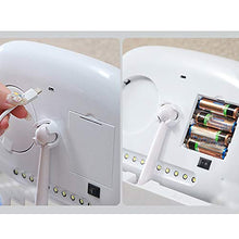 LFK Nuovo Multi-funzione USB Jack Storage Caso Cosmetico LED Touch Interruttore Trucco Specchio Creativo Mano Lampada Luce Trucco Box Bellezza Specchio