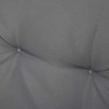 Outsunny Set 2 Pezzi Cuscino per Sedia da Giardino con Schienalein Alto in Poliestere, Grigio Scuro, 100 x 48cm