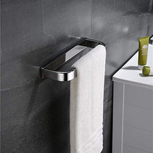 Melairy SUS304 - Anello portasciugamani in acciaio inox con finitura argento, montaggio a parete, per bagno e bagno (cromato)