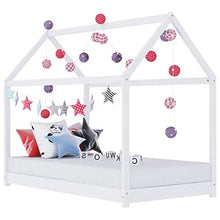 FAMIROSA Giroletto per Bambini Bianco in Massello di Pino 80x160 cm-3350