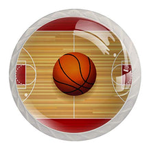 Maniglie per cassetti Manopole per cassetti Manopole rotonde Confezione da 4 per armadietto, cassetti, cassettiere, cassettiere ecc. pallacanestro