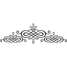 Adesivi per testiera del letto, T-MK352, 41 x 140 cm, colore: Nero