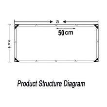 Telo Impermeabile Esterno, Impermeabile Robusto, Trasparente Panno Antipioggia, Vetro Morbido Plastica PVC Serra Tenda da Sole for Piante Spessore 3 Mm, Dimensioni Personalizzate