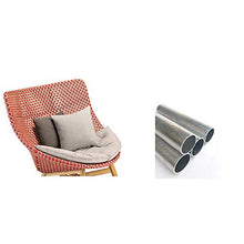 Balcone Leisure Small Sofa Teng Lazy Sofa Chair Chair Sofa Lazy Wood Mobili da Esterno (Divani Dimensioni: 850x700x800mm) (Colore: C)