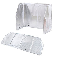 BESTonZON Strumento per Cucina con Schermo a spruzzo di Olio in Foglio di Alluminio 120 x 50 cm