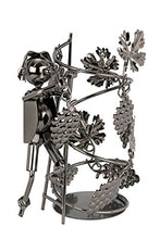 Brubaker Portabottiglie per Vino - Vignaioli Viticoltore - Decorazione in Metallo - Portabottiglie con Biglietto d'Auguri - Regalo del Vino
