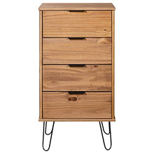 vidaXL Cassettiera 45x39,5x90,3 cm in Legno Massello di Pino