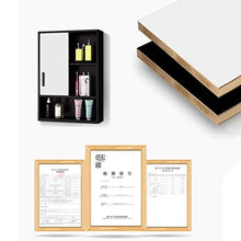 Armadietti a specchio per Bagno Specchio per Trucco Specchio con ripiano Armadio per lavabo Armadio per medicinali a Parete (Color : Bianca, Size : 70 * 14 * 80cm)