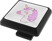 Unicorno Pomelli per Porta Set di 4 Pomelli per Mobili Manopole per Cassetti Cucina Armadio Vetro