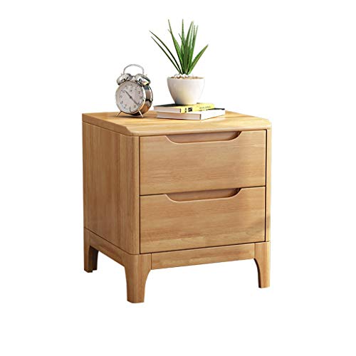 Comodini Decorazione Studio Domestica Addensare Pine all'Ingrosso Locker Doppio pompaggio Camera da Terra Multifunzione Storage Box 42X40X48.5cm MUMUJIN (Color : Wood Color)