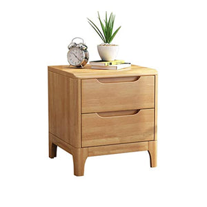Comodini Decorazione Studio Domestica Addensare Pine all'Ingrosso Locker Doppio pompaggio Camera da Terra Multifunzione Storage Box 42X40X48.5cm MUMUJIN (Color : Wood Color)
