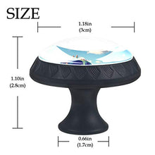 Set di 4 maniglie rotonde per armadio da cucina, credenza, cassettiera, cassettiera, con viti, per cucina, comò, armadietto, bagno, armadio Beetle Classic Car