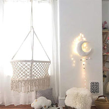LMX-liv Culla Culla, Neonati Altalene, Amaca Appesa A Culla Boema per Bambina/Ragazzo, Altalena Portatile E Culla Sospesa per Asilo Nido, Macramé Rope Fringe Measures - 160KG