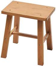 CCLLA Sgabello Sgabello per Doccia Sgabello con Gradino Pedale in Legno massello Sgabello Piccolo per Seduta Comodino Impermeabile Antisettico Panca Alta Sgabello Antiscivolo (Dimensioni: 33x27x35