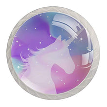 Sagoma di unicorno 4 PCS Pomelli per Porta, Pomolo per Mobile, Pomelli per Mobili con Viti, Maniglia per Armadietto, Pomelli per Porta, Pomelli per Cassetti per Porta, Armadio, Cassetto e Credenza
