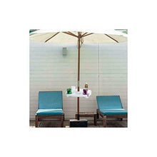 Fanville - Tavolo da ombrellone per bevande e snack, ideale per giardino, mare o piscina