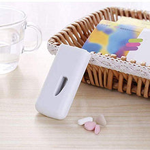 Rusisi - Portapillole da viaggio, con custodia, colore: Bianco