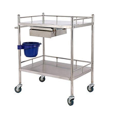 Carrello Medico con Cassetti, Carrello Medico in Acciaio Tainless, Assemblare Il Carrello Chirurgico, Veicoli per Il Cambio dello Strumento del Veicolo di Salvataggio