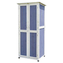BESTSOON Armadietto da Esterno per Mobili da Giardino Impermeabile a Prova di umidità Protezione Solare Esterna Locker Balcone Cortile Giardino di Legno Solido Governo di immagazzinaggio